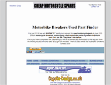 Tablet Screenshot of bike-breakers.co.uk