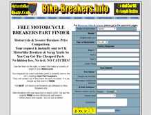 Tablet Screenshot of bike-breakers.info